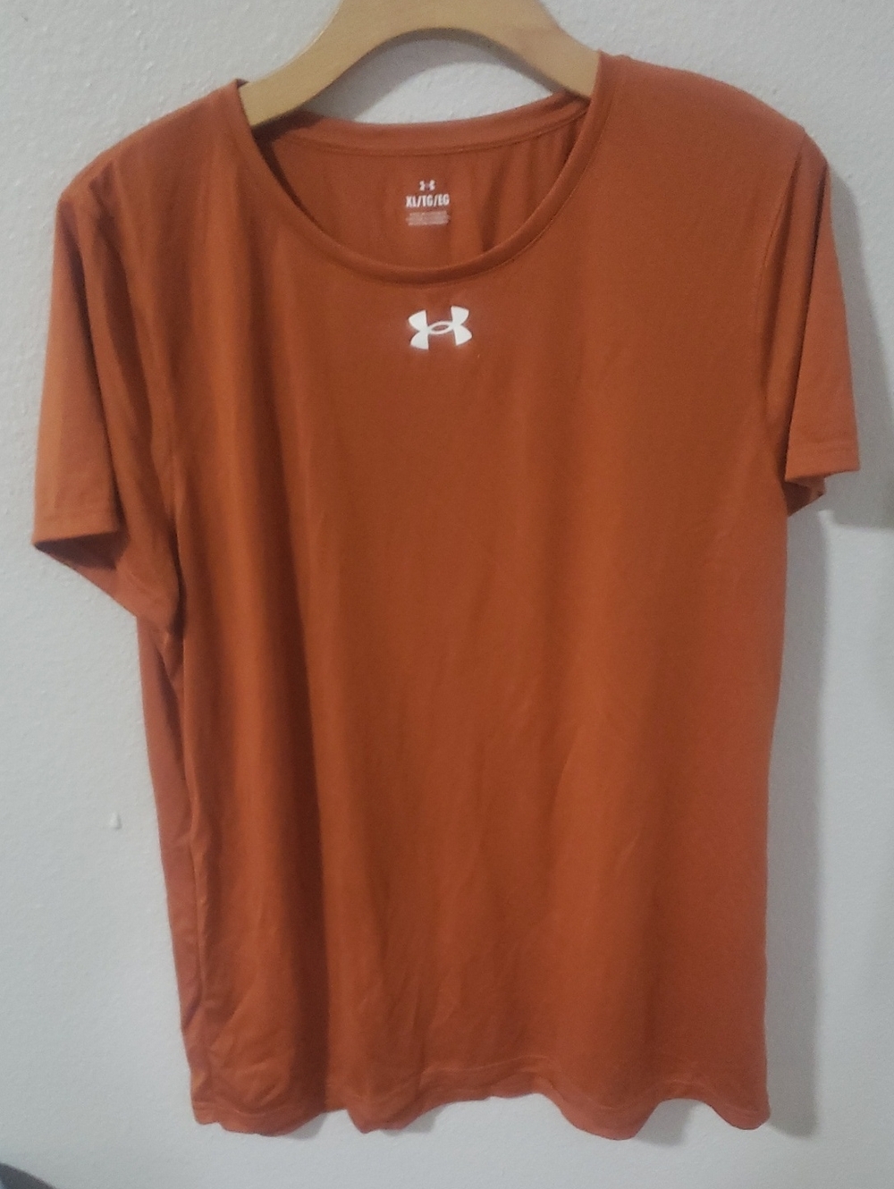 Under Armour Rust Orange Athletic Tee